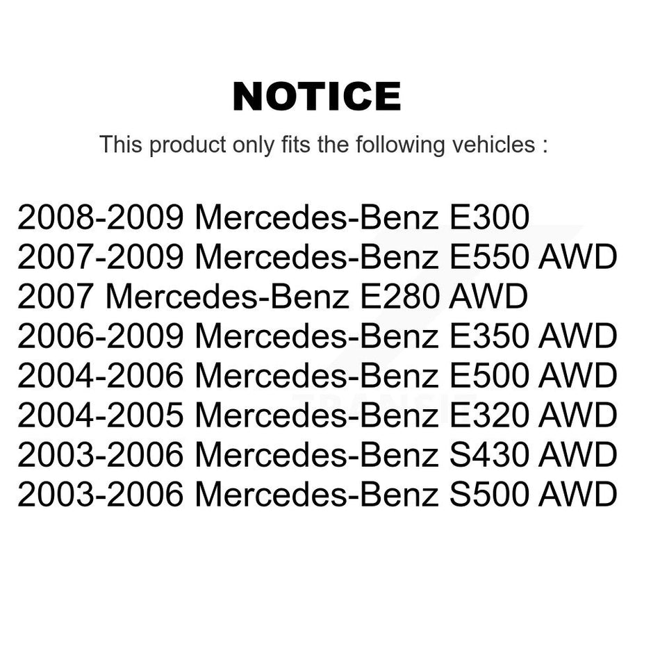 Front Suspension Ball Joint And Tie Rod End Kit For Mercedes-Benz E350 E320 S430 E500 S500 E550 AWD KTR-102547