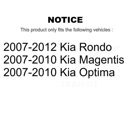 Front Suspension Control Arm And Tie Rod End Kit For Kia Rondo Optima Magentis KTR-102597