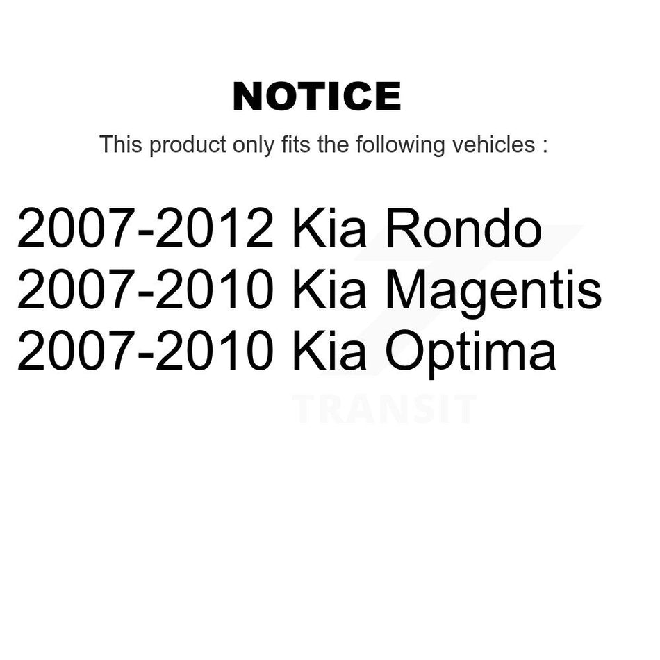 Front Suspension Control Arm And Tie Rod End Kit For Kia Rondo Optima Magentis KTR-102597