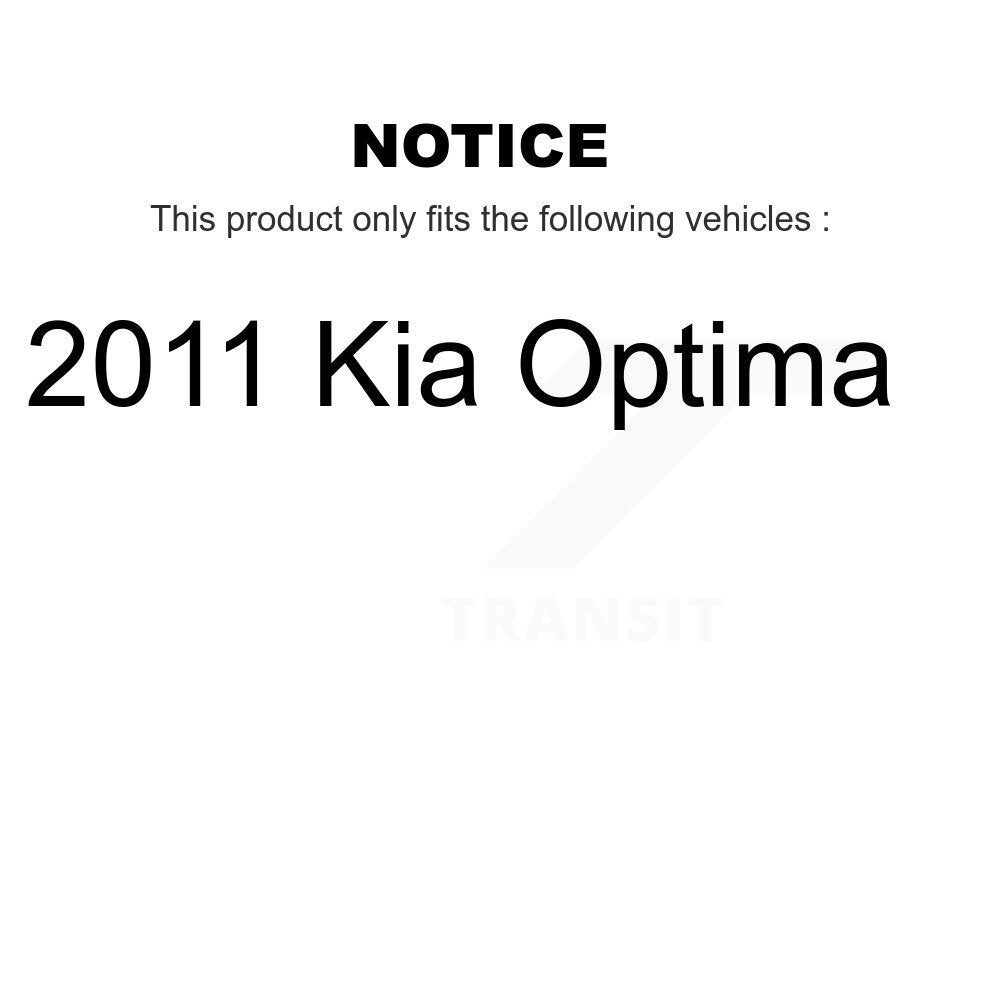 Front Suspension Control Arm And Tie Rod End Kit For 2011 Kia Optima KTR-102598