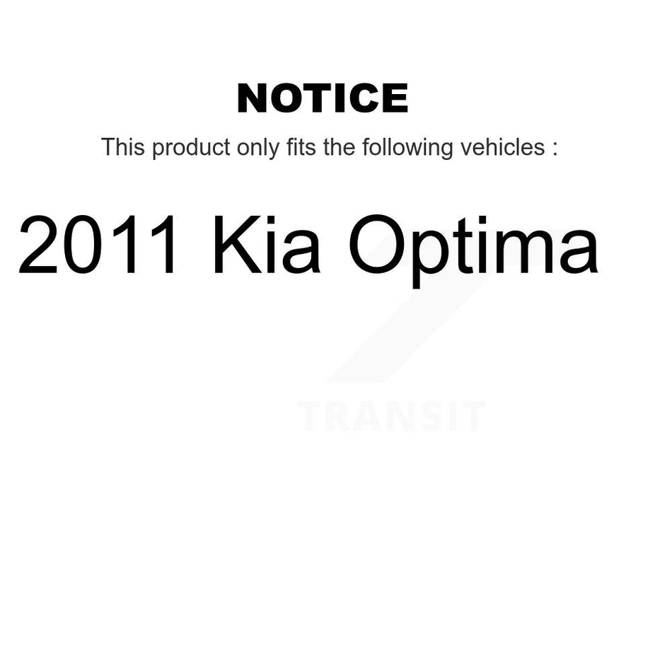 Front Suspension Control Arm And Tie Rod End Kit For 2011 Kia Optima KTR-102598