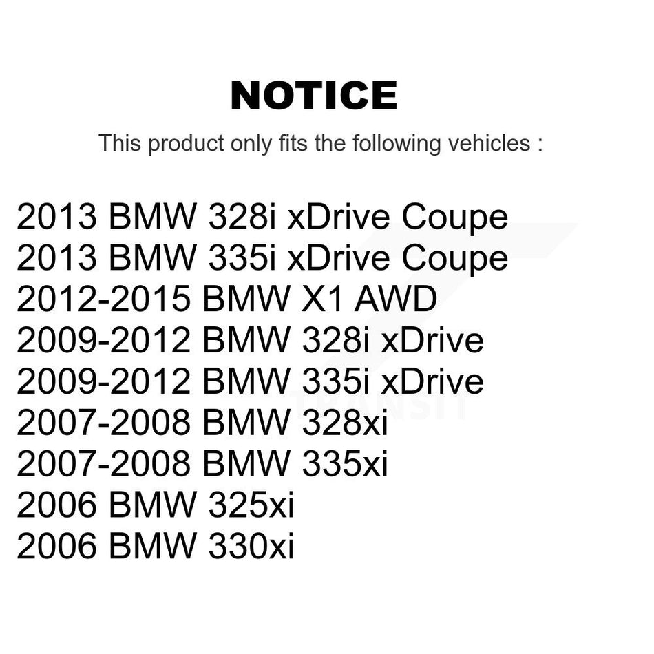 Front Suspension Control Arm Assembly & Tie Rod End Kit For BMW 328i xDrive X1 335i 328xi KTR-102608