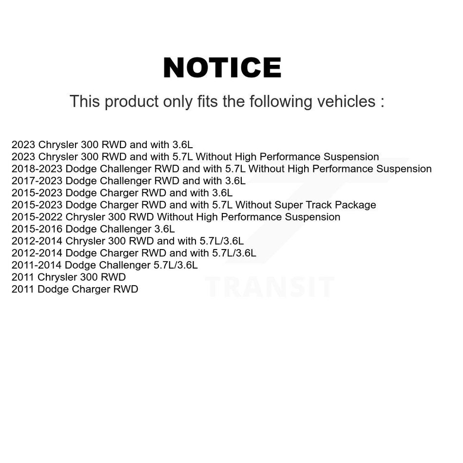 Front Suspension Control Arm Assembly And Tie Rod End Kit For Dodge Charger Chrysler 300 Challenger KTR-102620