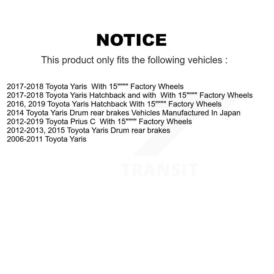 Front Suspension Control Arm Assembly And Tie Rod End Kit For Toyota Yaris Prius C KTR-102652