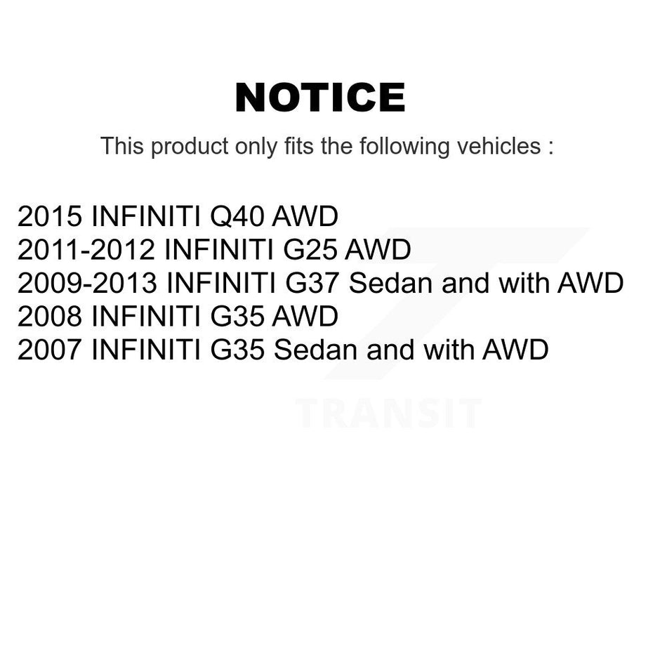 Front Suspension Control Arm Kit For INFINITI G35 KTR-102824
