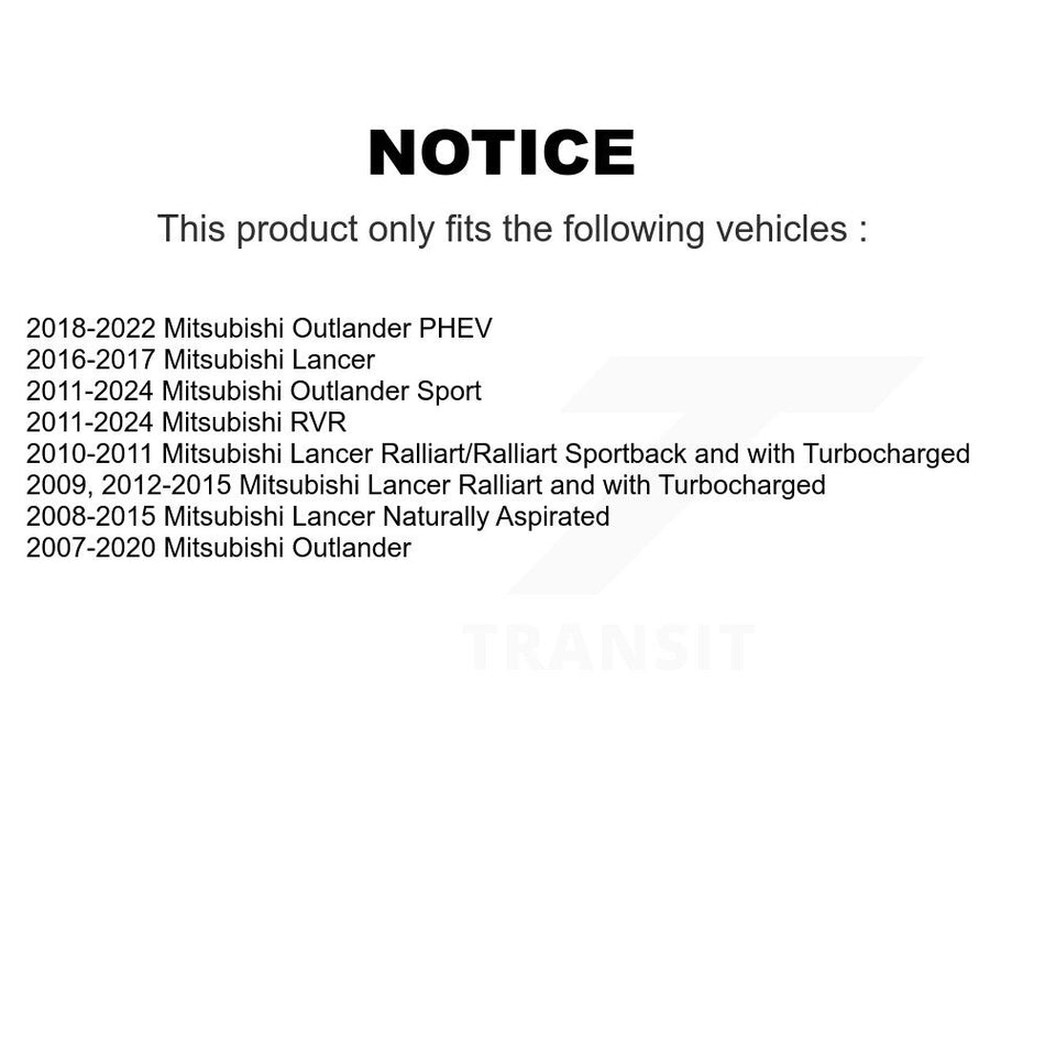 Front Suspension Control Arm Assembly And Tie Rod End Kit For Mitsubishi Outlander Sport Lancer RVR KTR-102881