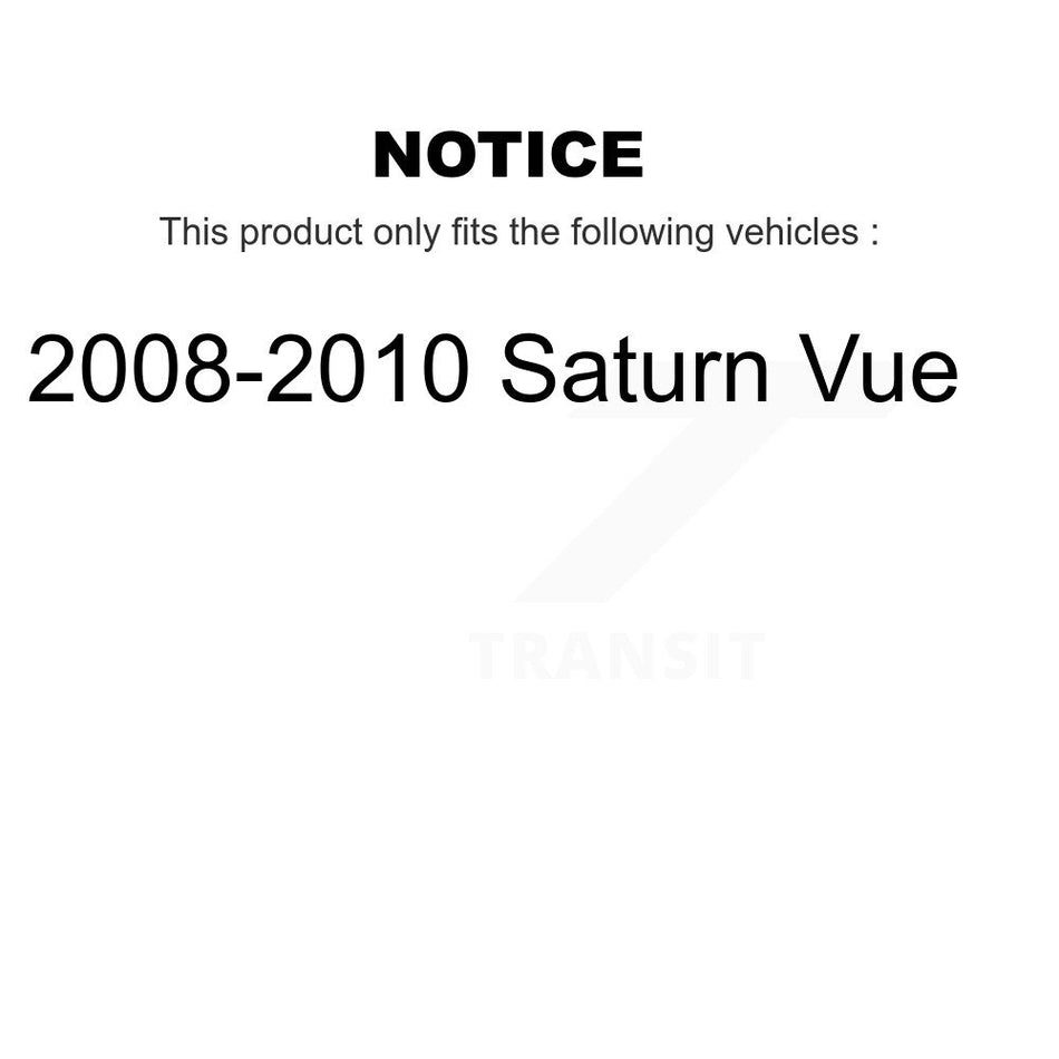 Front Suspension Control Arm Assembly And Tie Rod End Kit For 2008-2009 Saturn Vue KTR-102891