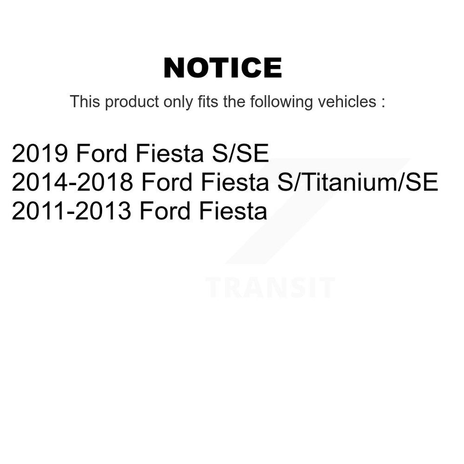 Front Suspension Control Arm Assembly And Tie Rod End Kit For Ford Fiesta KTR-103107
