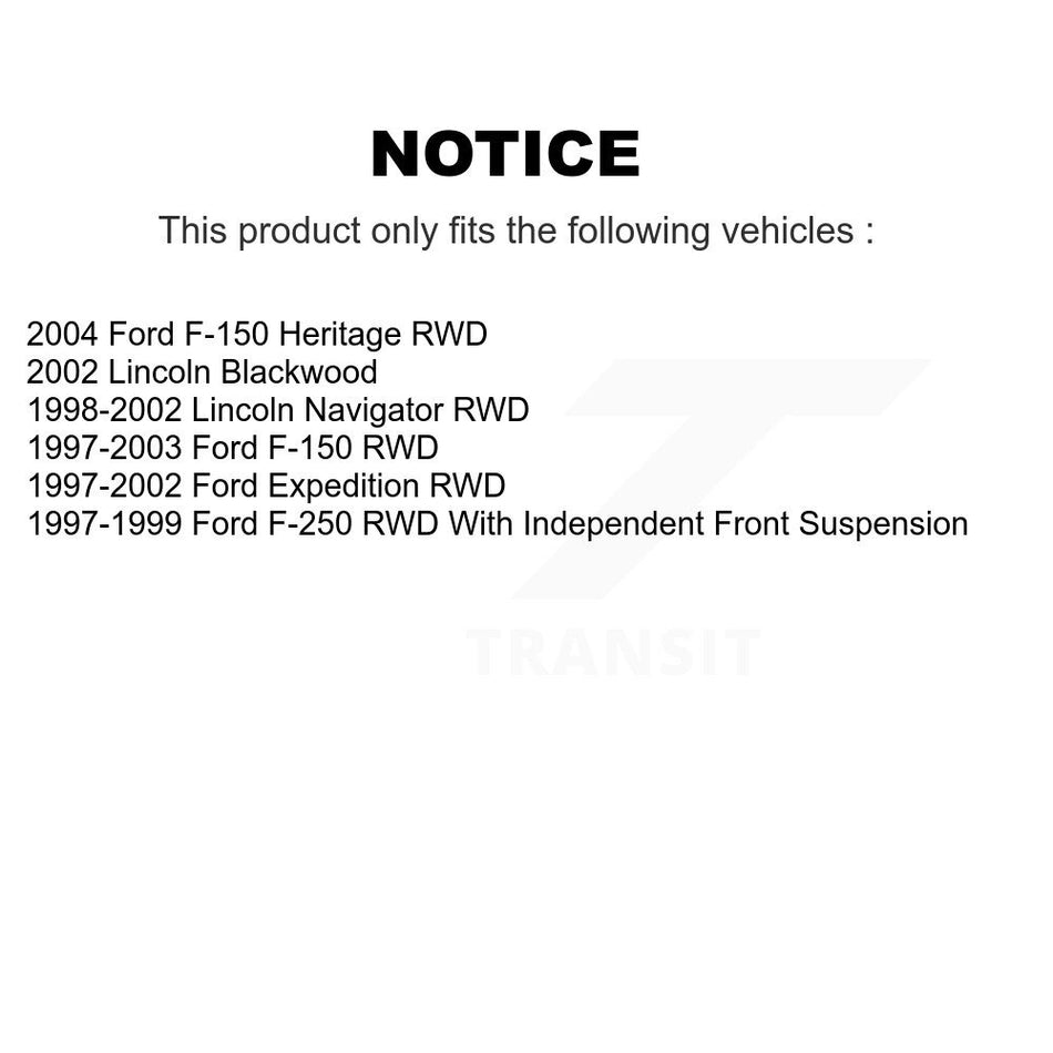 Front Suspension Control Arms And Lower Ball Joints Kit For Ford F-150 Expedition Lincoln Navigator Heritage F-250 Blackwood KTR-103405