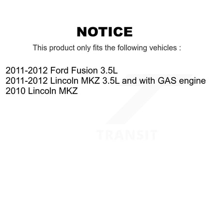 Front Control Arm And Ball Joint Tie Rod End Link Kit (8Pc) For Ford Fusion Lincoln MKZ KTR-103681