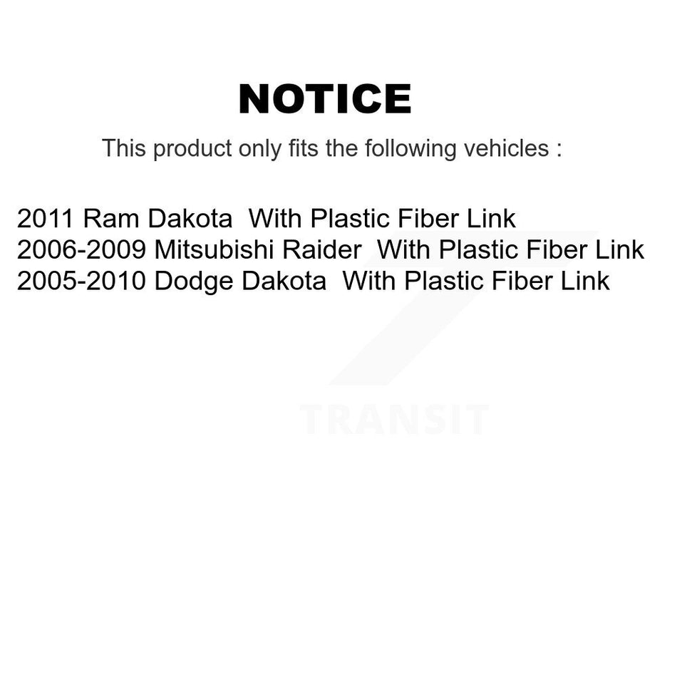 Front Rear Suspension Stabilizer Bar Link Kit For Dakota Dodge Ram Mitsubishi Raider KTR-103723