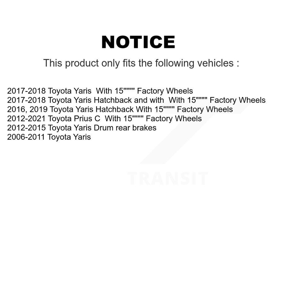 Front Steering Tie Rod End Kit For Toyota Yaris Prius C KTR-103810