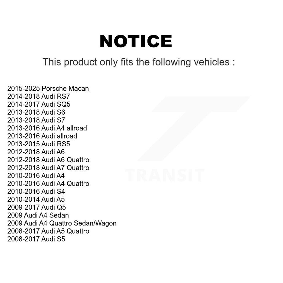 Front Steering Tie Rod End Kit For Audi Q5 A4 Porsche Macan Quattro A5 A6 S5 A7 allroad SQ5 S4 S7 S6 RS7 KTR-103852