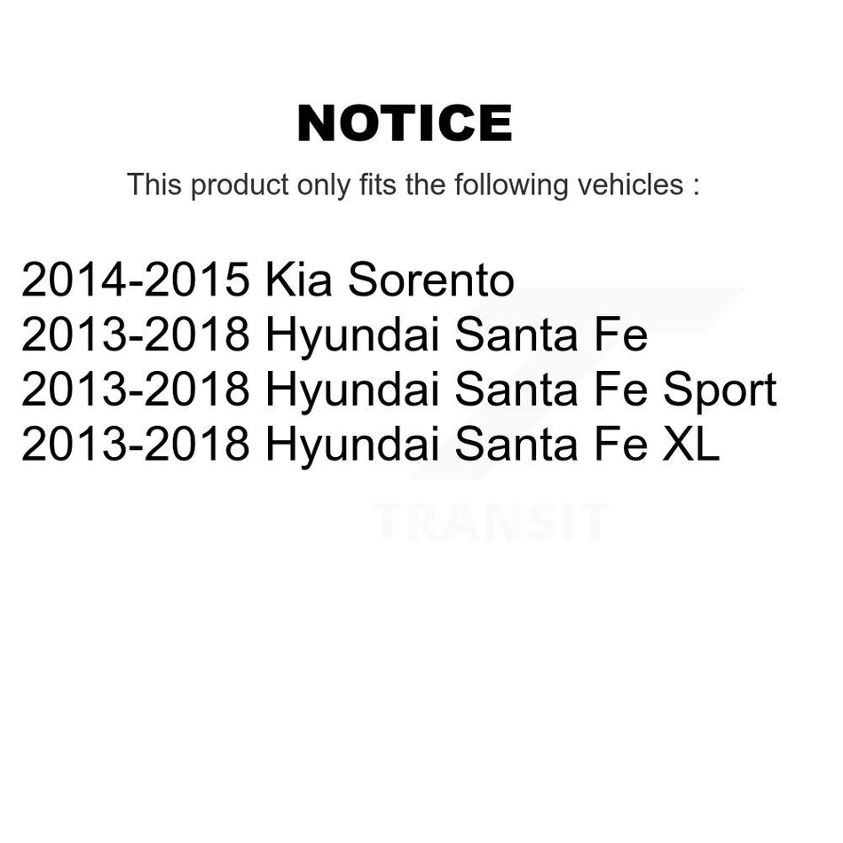 Front Steering Tie Rod End Kit For Hyundai Santa Fe Sport Kia Sorento KTR-103898