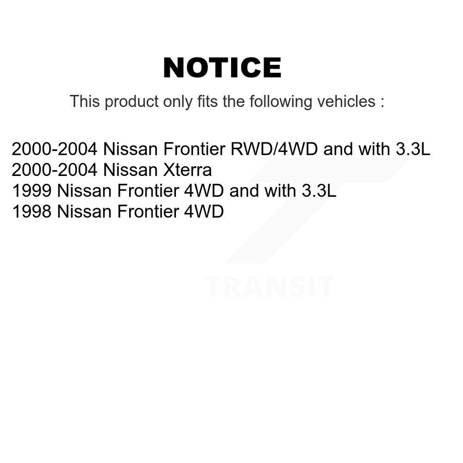 Front Steering Tie Rod End Ball Joints Center link Idler Arm Kit (10Pc) For Nissan Frontier Xterra KTR-103949