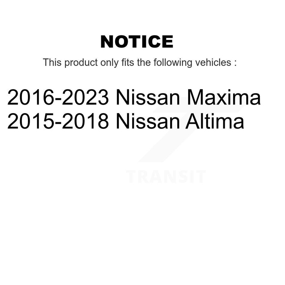 Front Suspension Control Arm Assembly And Tie Rod End Kit For Nissan Altima Maxima KTR-104117