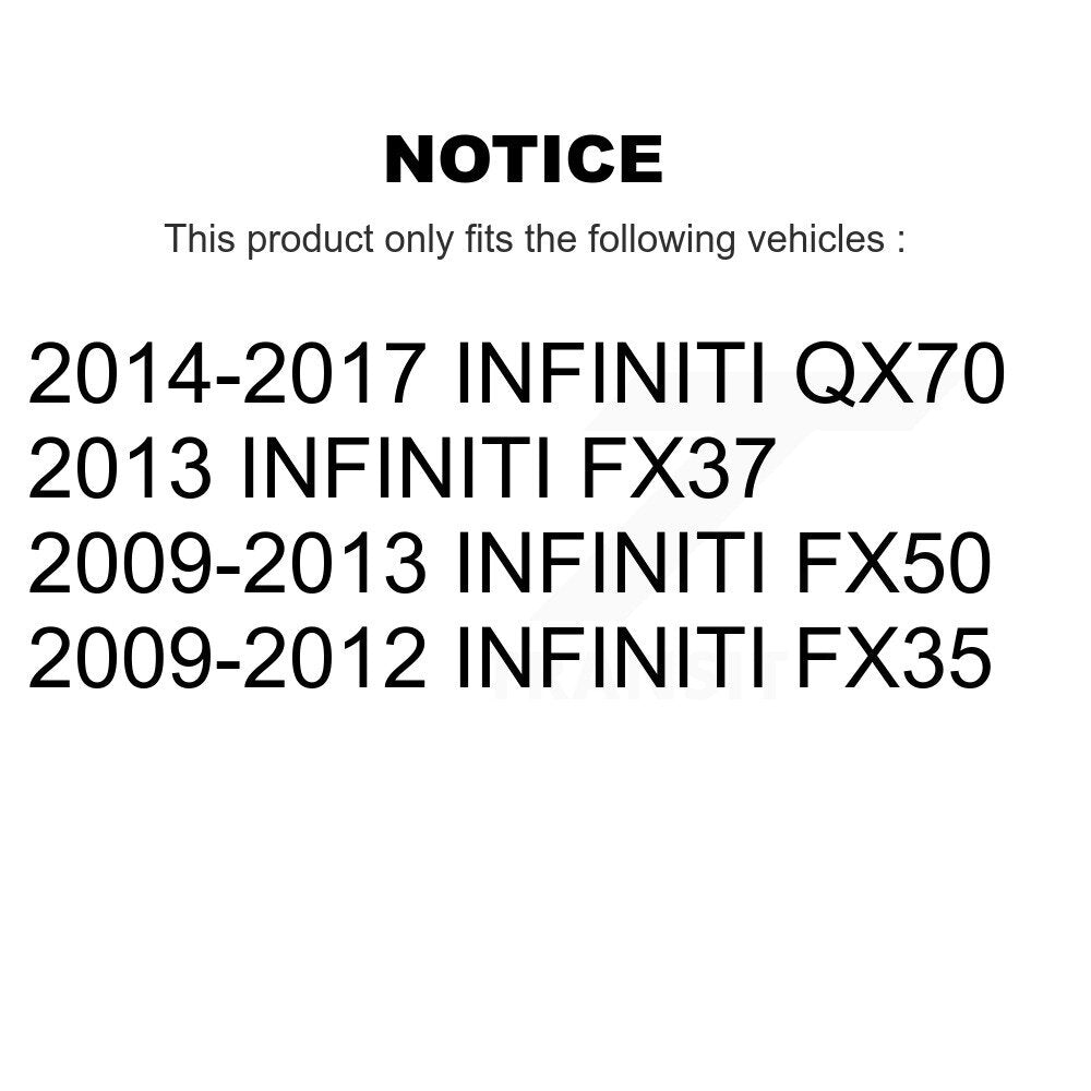 Rear Suspension Stabilizer Bar Link Kit For INFINITI FX35 QX70 FX50 FX37 KTR-104156
