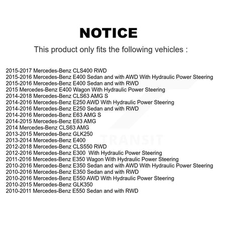 Front Outer Tie Rod End Kit For Mercedes-Benz GLK350 GLK250 E350 E550 E400 E250 CLS550 S KTR-104206