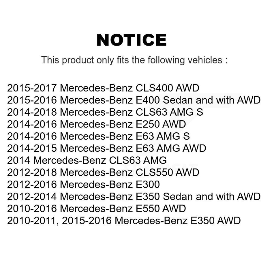 Front Suspension Bar Link Kit For Mercedes-Benz E350 E550 E400 E250 CLS550 E300 E63 AMG S KTR-104210