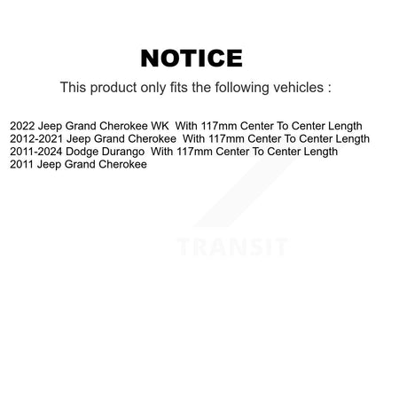 Rear Suspension Stabilizer Bar Link Pair For Jeep Grand Cherokee Dodge Durango WK KTR-104289