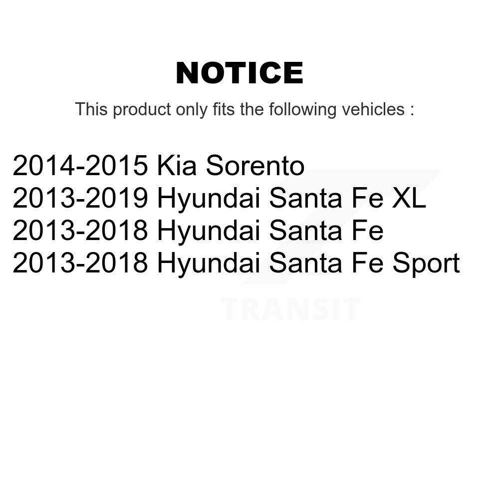 Front Suspension Control Arm & Ball Joint Link Kit For Hyundai Santa Fe Sport Kia Sorento KTR-104299