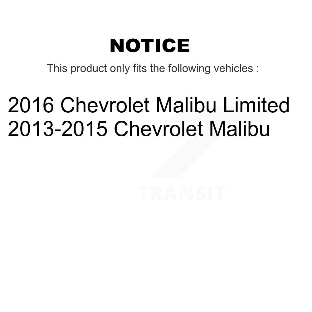 Front Suspension Control Arm & Ball Joint Assembly Link Kit For Chevrolet Malibu Limited KTR-104301