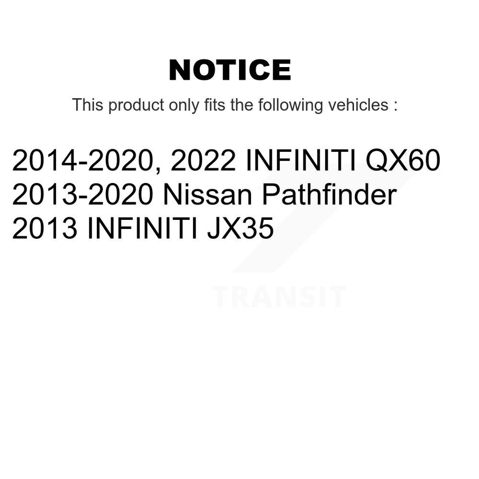 Front Suspension Control Arm Ball Joint Link Kit For Nissan Pathfinder INFINITI QX60 JX35 KTR-104317