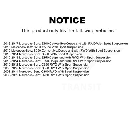 Front Suspension Control Arm & Ball Joint Link Kit For Mercedes-Benz C300 E350 C350 C250 KTR-104326