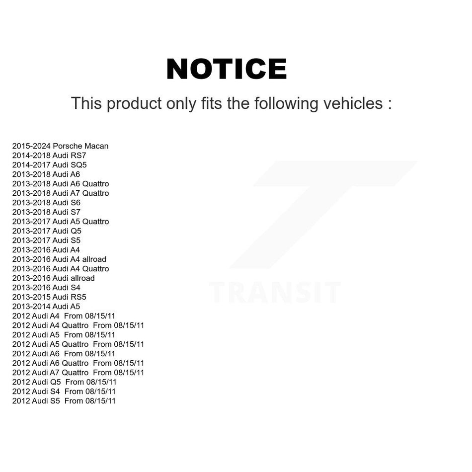 Front Suspension Control Arm & Tie Rod End Kit For Audi Q5 Porsche Macan A4 Quattro A5 S5 KTR-104333