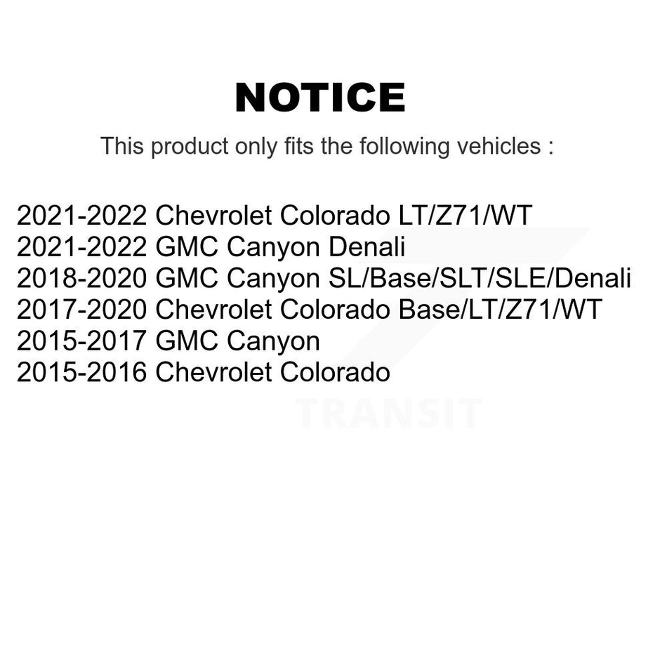 Front Lower Suspension Ball Joints Pair For Chevrolet Colorado GMC Canyon KTR-104374
