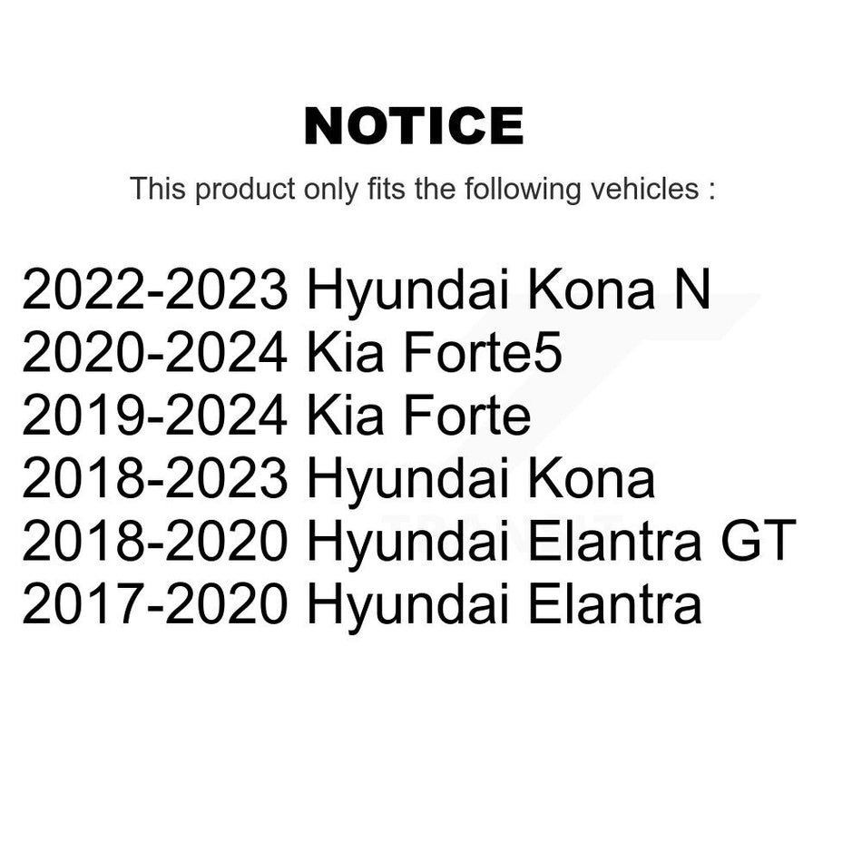 Front Lower Ball Joints Kit For Hyundai Elantra Kona Kia Forte Forte5 GT N KTR-104380