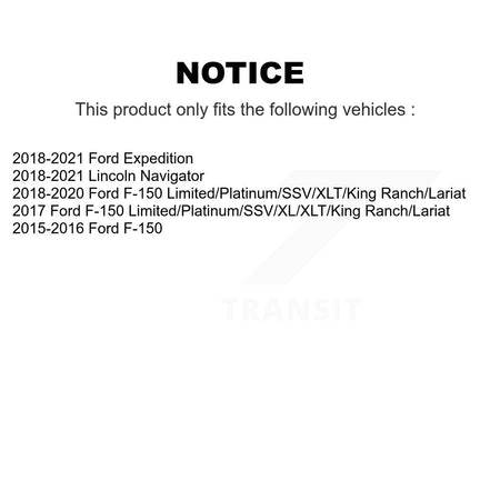 Front Lower & Upper Suspension Ball Joint Kit For Ford F-150 Expedition Lincoln Navigator KTR-104385