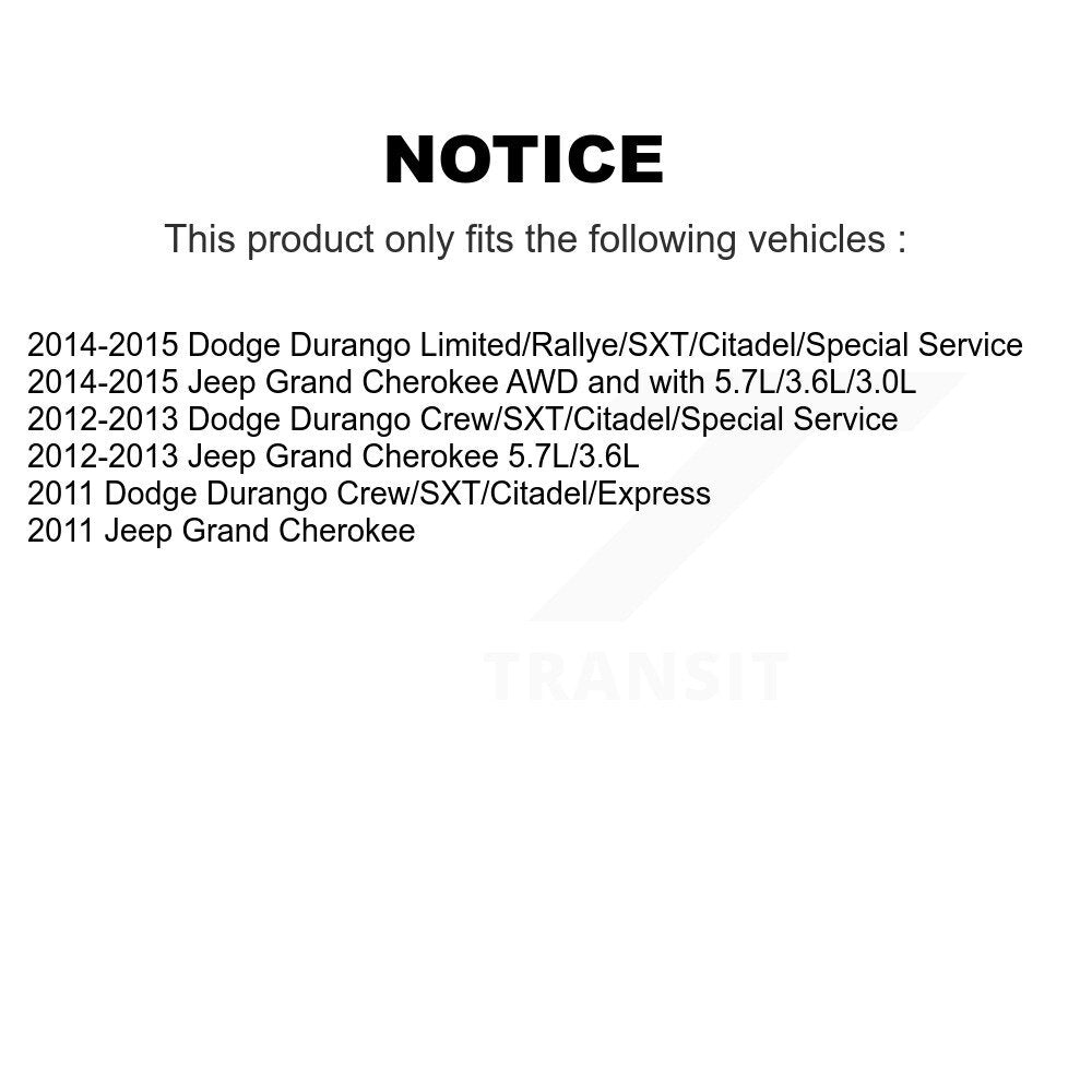 Front Control Arm And Ball Joint Tie Rod End Link Kit (8Pc) For Jeep Grand Cherokee Dodge KTR-104446