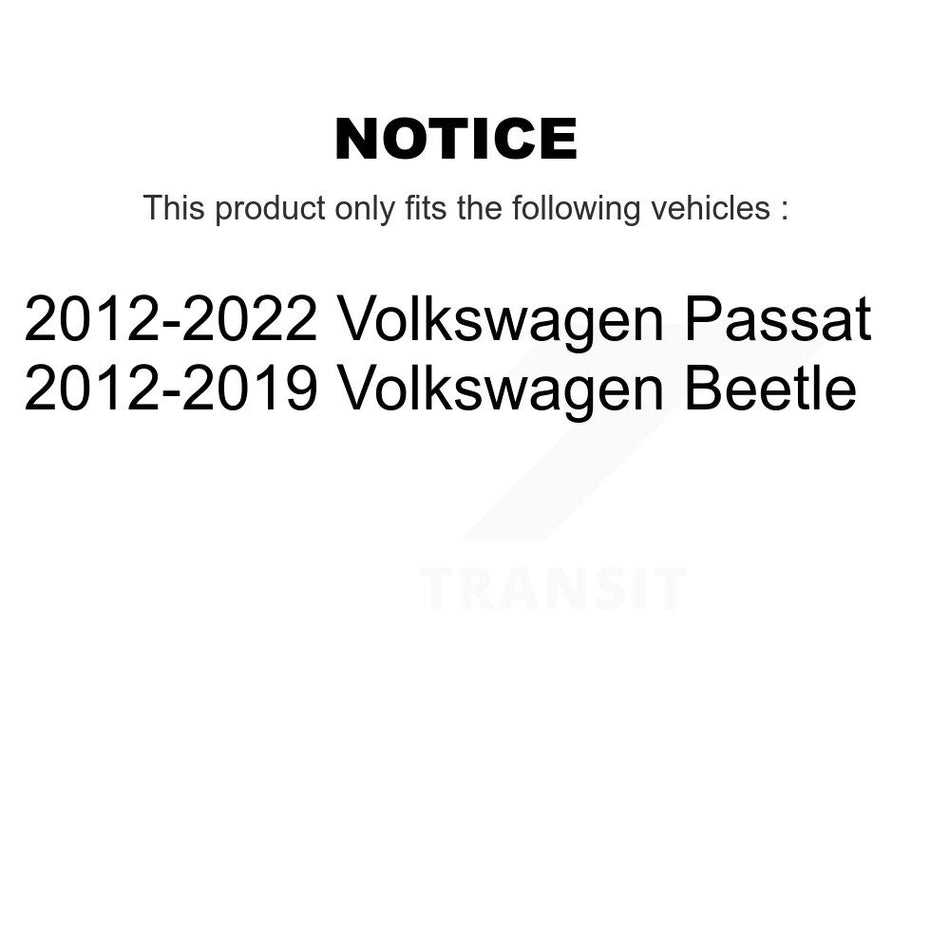 Front Suspension Control Arm Assembly And Tie Rod End Kit For Volkswagen Passat Beetle KTR-104487