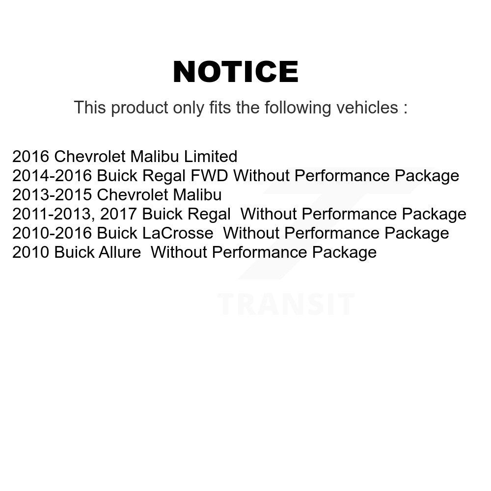 Front Lower Suspension Control Arm And Ball Joint Kit For Chevrolet Buick Malibu LaCrosse KTR-104523