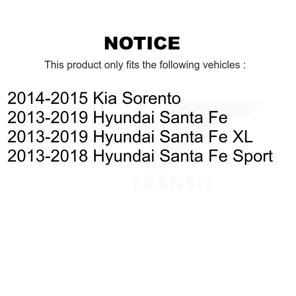 Front Lower Suspension Control Arm Ball Joint Kit For Hyundai Santa Fe Sport Kia Sorento KTR-104529