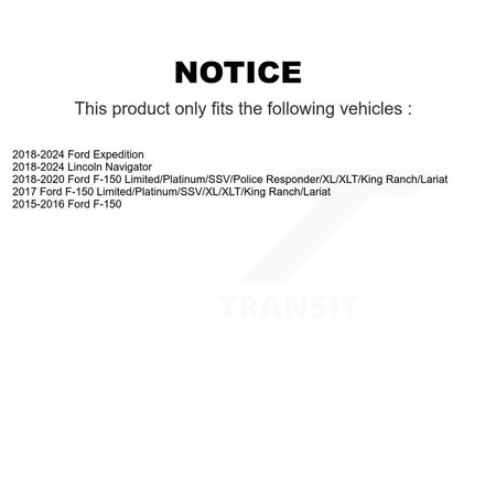 Front Suspension Control Arm Kit For Ford F-150 Expedition Lincoln Navigator KTR-104581