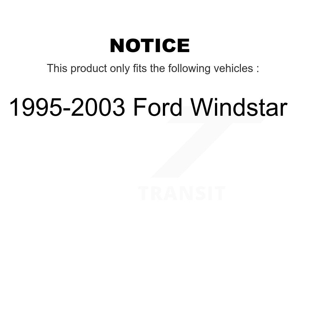Front Outer Steering Tie Rod End Pair For 1995-2003 Ford Windstar KTR-104585