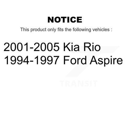 Front Outer Steering Tie Rod End Pair For Kia Rio Ford Aspire KTR-104622