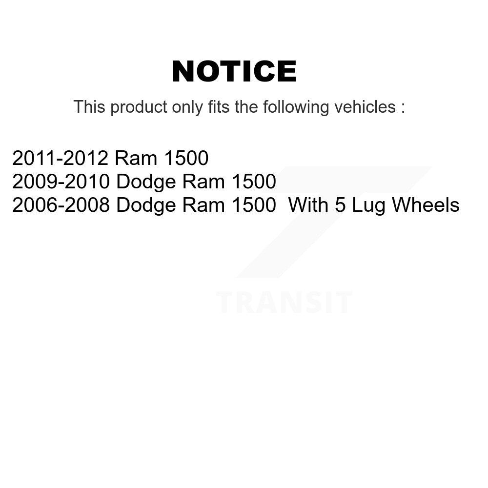 Front Outer Steering Tie Rod End Pair For Dodge Ram 1500 KTR-104631