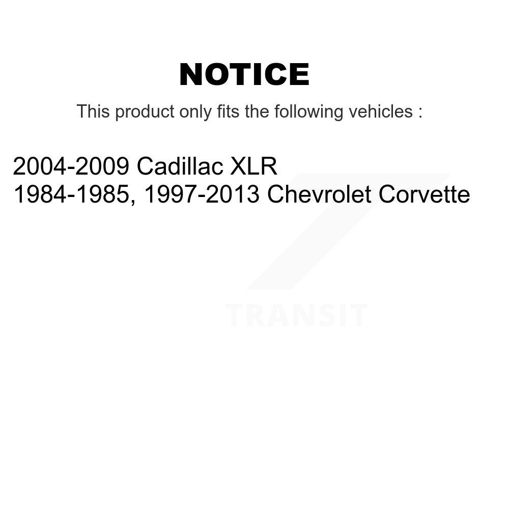 Front Outer Steering Tie Rod End Pair For Chevrolet Corvette Cadillac XLR KTR-104637