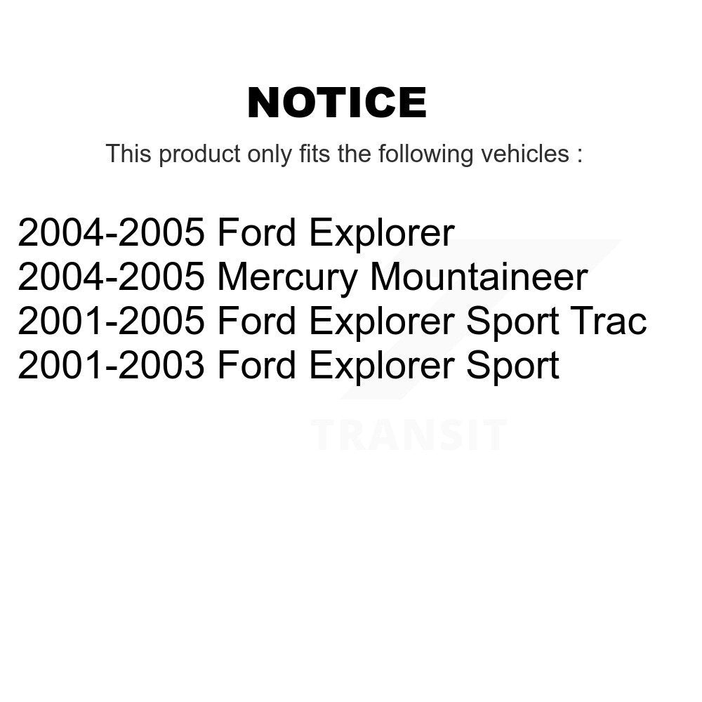 Front Outer Steering Tie Rod End Pair For Ford Explorer Sport Trac Mercury Mountaineer KTR-104646