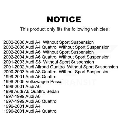 Front Outer Tie Rod End Pair For Audi A4 Quattro Volkswagen Passat A6 Allroad A8 S8 KTR-104656
