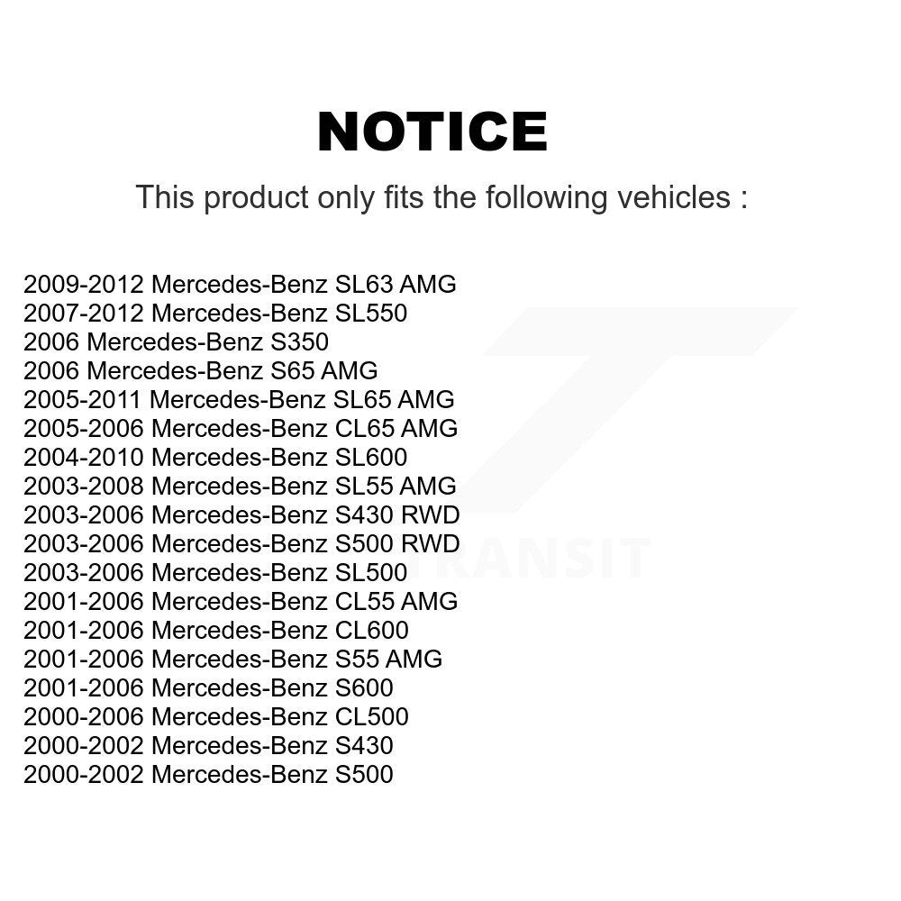 Front Outer Tie Rod End Pair For Mercedes-Benz SL500 SL550 S430 S500 SL55 AMG SL63 CL500 KTR-104658