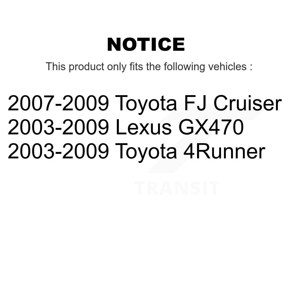 Front Outer Steering Tie Rod End Pair For Toyota 4Runner FJ Cruiser Lexus GX470 KTR-104668