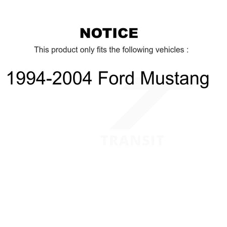 Front Outer Steering Tie Rod End Pair For 1994-2004 Ford Mustang KTR-104682