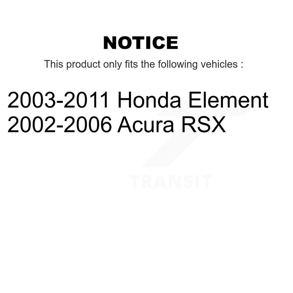 Front Outer Steering Tie Rod End Pair For Honda Element Acura RSX KTR-104693