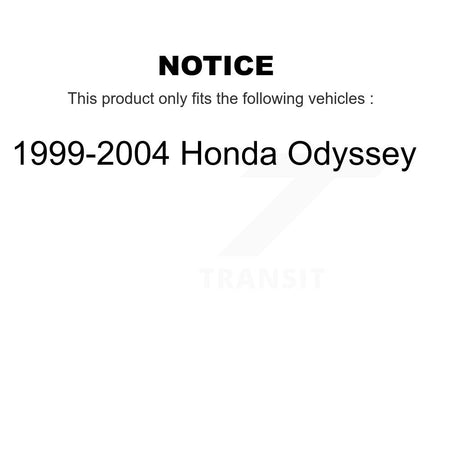 Front Outer Steering Tie Rod End Pair For 1999-2004 Honda Odyssey KTR-104694