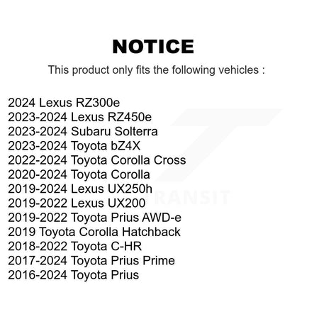 Front Suspension Bar Link Pair For Toyota Corolla Cross C-HR Prius Prime Lexus UX250h KTR-104702