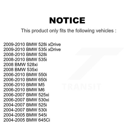 Front Inner Tie Rod End Pair For BMW 530i 530xi 650i 528i xDrive 525i 535i 645Ci 535xi M5 KTR-104736